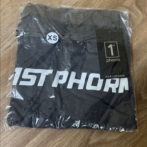 New Women’s Fitted Gray Short Sleeve Athletic Tee from 1st Phorm XS